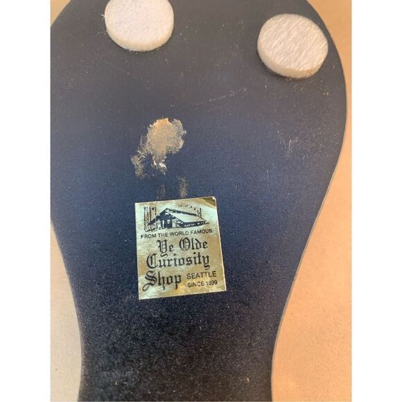 MOP Spoon Rest- Seattle ‘Curiosity Shop-Vintage 9" Clear Made in USA-FREE SHIP - Picture 5 of 5